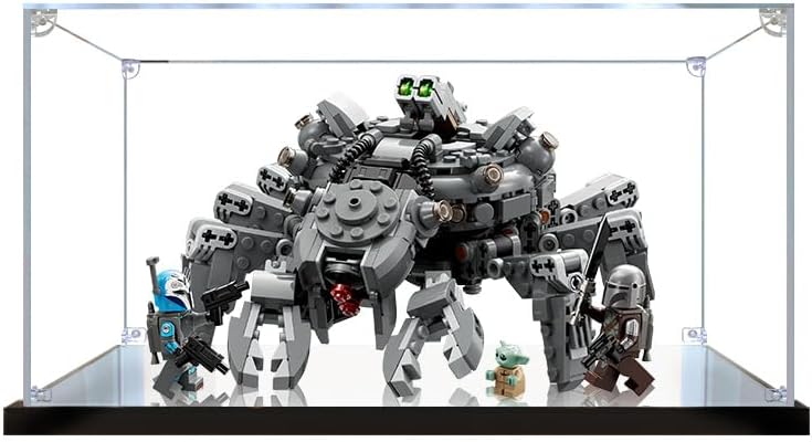 Miniatura 6 de Exquisita caja de exhibición de espejo, caja de almacenamiento de juguetes de acrílico, caja transparente de modelo de personaje, caja de exposición