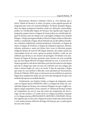 Língua de Herança: Língua Brasileira de Sinais