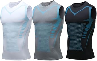 Version Shaping Vest Men, Vitaboost Compression Shirt, Maynox Compression Shirt,Mens Body Shaper Slimming Vest