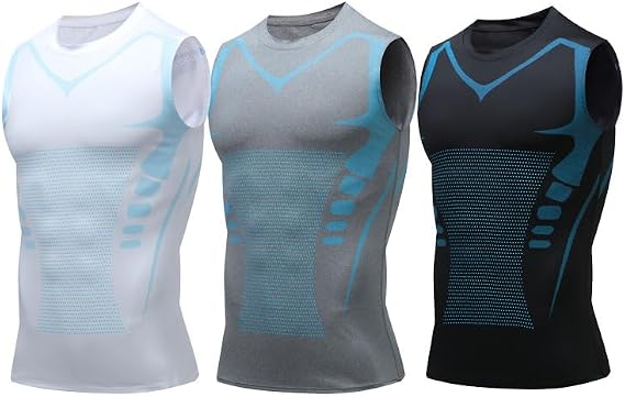 Version Shaping Vest Men, Vitaboost Compression Shirt, Maynox Compression Shirt,Mens Body Shaper Slimming Vest