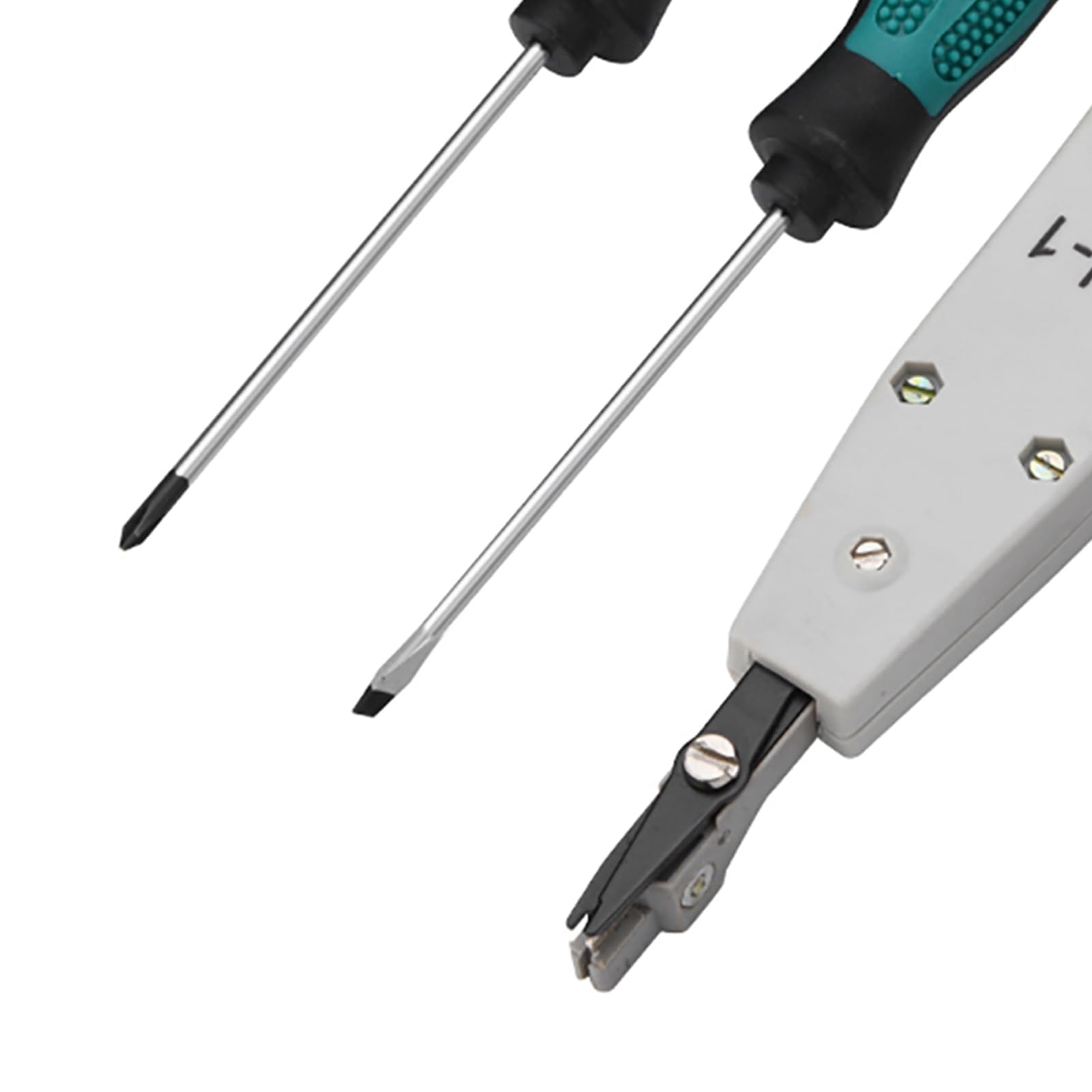 Kit d'outils de service réseau LAN, kit de testeur de câble 11 pièces pour RJ11 RJ45, outils de maintenance réseau professionnels avec fonction de test d'état du circuit, kit