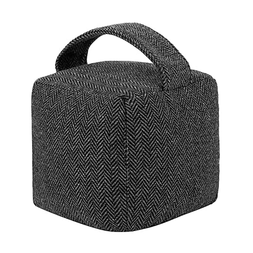 Heavy-Duty Door Stopper, Decorative Door Stopper, Weighted Fabric Door Stopper for Bedroom, Living Room, Interior & Exterior Doors