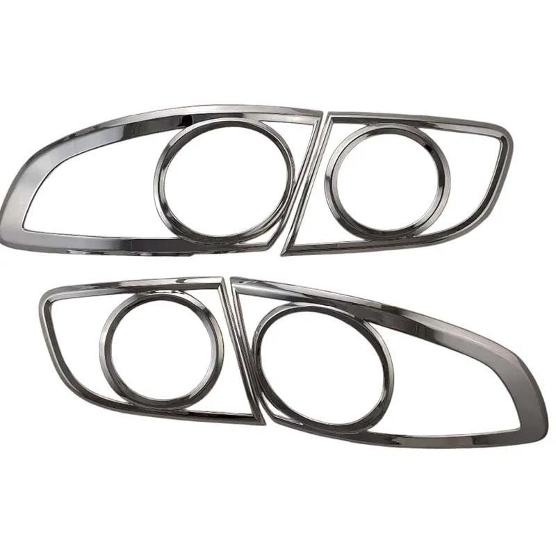 Feu arrière coque protection chrome ABS contre rayures Santafe