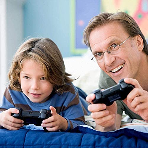 Kolopc Wireless Controller Compatible For Ps3 Console, Double Vibration, 6-Axis Gyro Sensor, Upgraded Joystick Motion Gamepad With Charging Cable (Black Skull And Galaxy) #TOP6