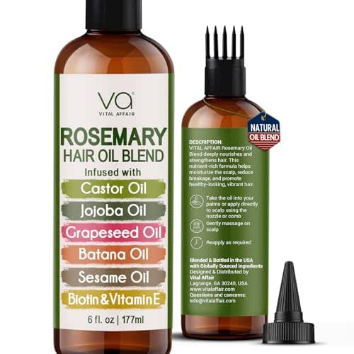 Blend Of Pure Rosemary Oil For Hair Growth 6 Fl