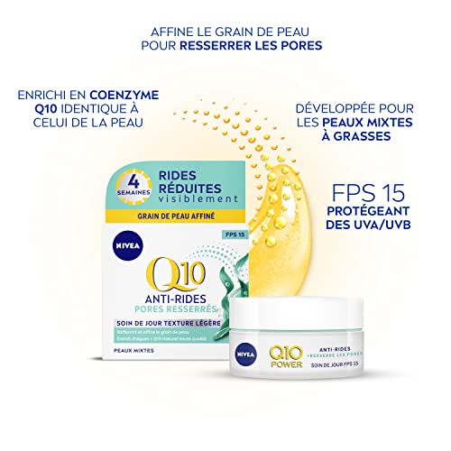 Nivea q10 power soin de jour anti rides peau mixte à grasse 50ml - vue 3