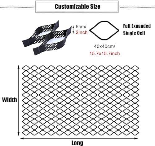 Grille de sol pour contrôle de l'érosion et stabilisation de gravier 10x6m - 3
