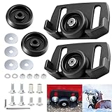 KINTLE 490-241-0038 Universal Rolling Skid Shoes Compatible with MTD/Crafstman Two & Three Stage Snow Blower, Fits for 31AH64EG700, 31AH64FG700, 31AH64FG795 and More, Black