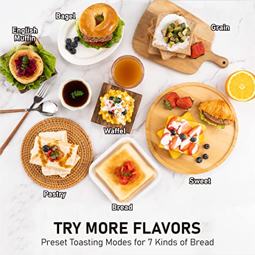 Touch-Screen-Toaster-2-Slice-KETIAN-Bagel-English-Muffins-Toast-Pastry-Waffles-Grain-Sweet-Bread-Toaster-Extra-Wide-Slots-Single-Slot-Toasting-Automatic-Lifting-1400w