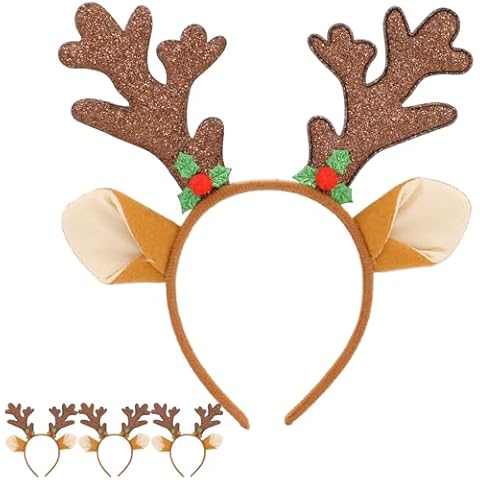 Bellisia Christmas Reindeer Headbands for Kids Cover
