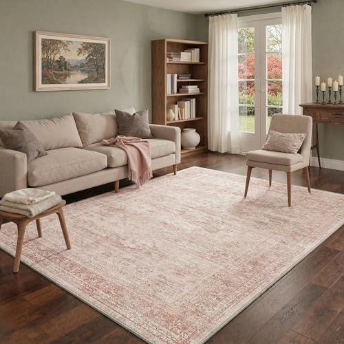Tapete Decorativo GENIMO 2x3 Pies Lavable Rosa miniatura 2