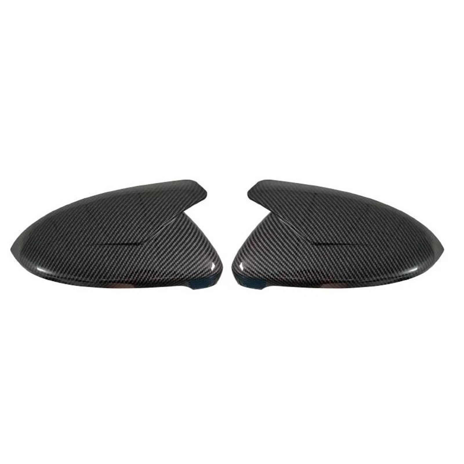 Coques rétroviseurs VW Golf 7 fissurées remplacez par ces capuchons look carbone
