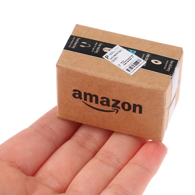Amazon.co.jp: Amazon ミニチュア ダンボール 1:12スケール 宅配便 