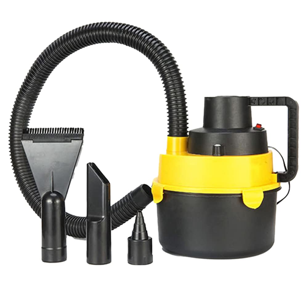 Aspiradora de Mano 120w succión Potente húmedo/seco vacío con Cable de 4.5m Multi-Use 12V Clea de aspiradora de Coches Limpiador de hogar