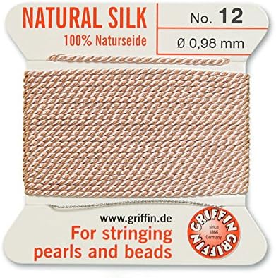 Griffin Bead Cord Silk Light Pink #12