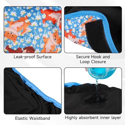 Image of Reusable Female Dog Diaper, Highly Absorbent Doggie Diapers for Female Dogs, Dog Diapers Large