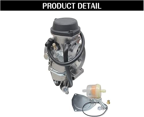 Miniatura 2 de Power Jets Carburador Carburador para KAWASAKI 1.41 pulgadas PD36J Carburador para QUAD ATV para KFX 400 KFX400 2003-2006 para UTV para LTZ 400