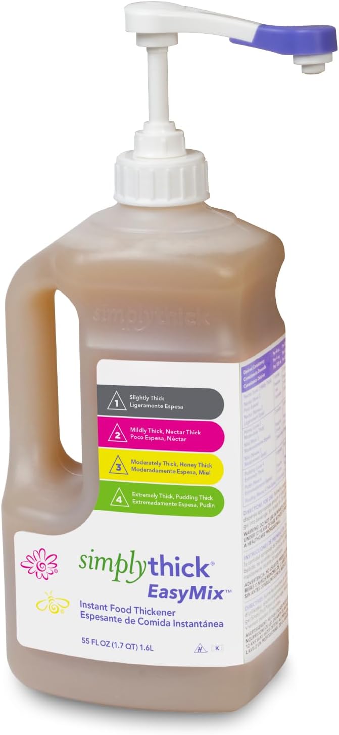 SimplyThick Easy Mix Gel Thickener- Large Bottle with Pump