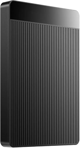 1TB 外付けハードディスク超薄型外付けHDDポータブルハードディスク 2.5インチ USB3.0に対応 PC/Mac/PS4/XBox/テレビ録画(黒)HD2510
