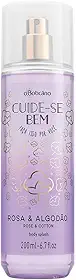 Body Splash Cuide-se Bem Rosa e Algodão, 200ml
