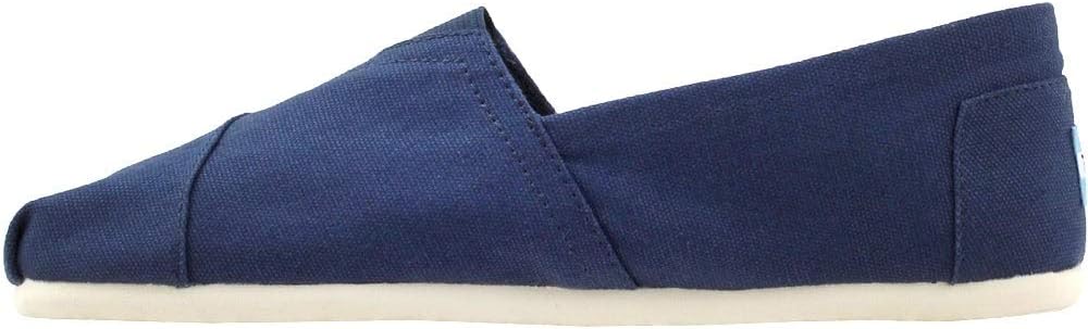 TOMS Men's Classic Canvas Slip-On, Navy - 11 D(M) US