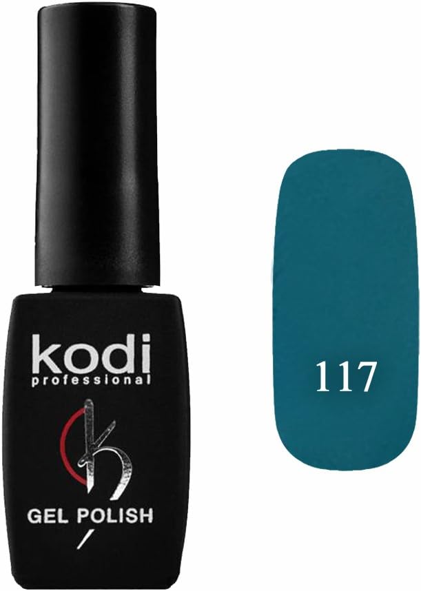 Kodi Professional Color Gel LED UV Genuine Nail Polish Soak Off 8ml 0.28Fl Oz Turquoise #117