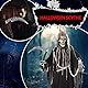 Ctxtqtdt Sense Halloween 35cm, Grim Reaper Halloween Sichel, Halloween Waffen, Kunststoff Sense Requisite Wiederverwendbar für Halloween Karneval Kostüm Party Cosplay