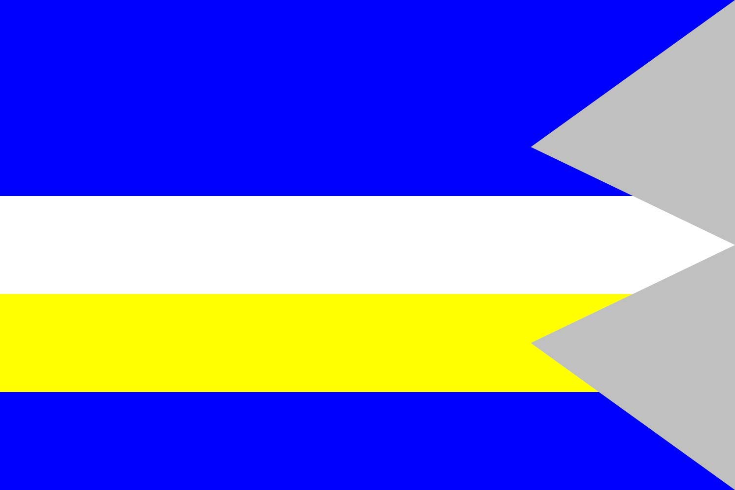 Drapeau Újgyalla község haut de gamme avec finitions renforcées