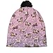 Uppodwarkid Horse Hats for Kids Floral Girls Graphic Beanie Soft Cold Cap Winter Funny Hat with Double Layers Cold Caps for Outdoor Sport or Daily Wear Fashion Headgear