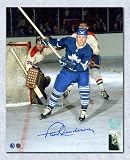 Paul Henderson Toronto Autographed vs Montreal 8x10 Photo