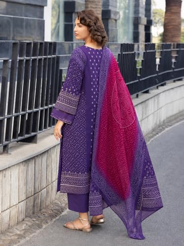 Image of GoSriKi Women's Rayon Viscose Printed Straight Kurta with Pant and Dupatta Set | Soft Ethnic Wear for Daily and Festive Use | Stylish Three Piece Kurti Suit for Women and Girls