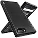 BlackBerry KEY2 Case, OUBA [Shock Absorbing] Air Hybrid Slim fit Armor Shockproof Drop Protection Crystal [Clear] Back Protective Case + TPU Bumper Cover for BlackBerry KEY2 / KEYtwo (2018) - Black