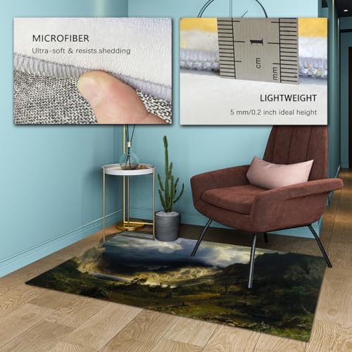 Tapis de salon doux Fantasy Cloud pour descente de lit cocooning