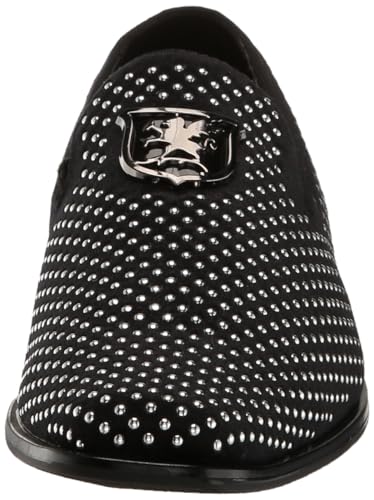 STACY ADAMS Boy's Swagger Studded Ornament Slip on Loafer2