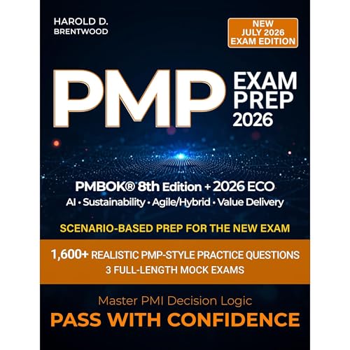 PMP Exam Prep Audiolibro Por Harold D. Brentwood arte de portada