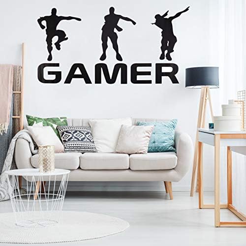 metagio 2 Pack Game Wall Decals, Game Zone Wall Stickers Removable Gaming Decor Vinyl Stickers Game Art Decorations for Boys Girls Home Playroom