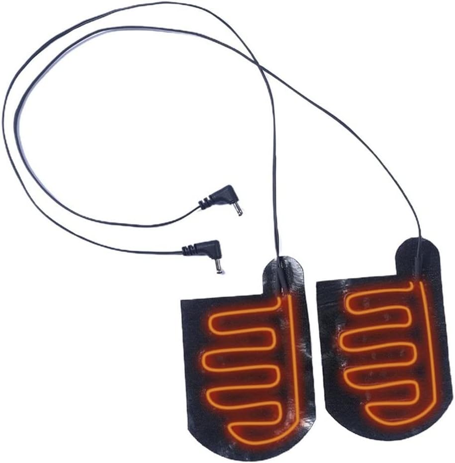 Winter Socks Electric Heating Film DC 3. 7 V Heater Pads Heated Warming Feet Pads Camping Fishing Cycling Accessories (Color : A, Size : 2.763.54in)