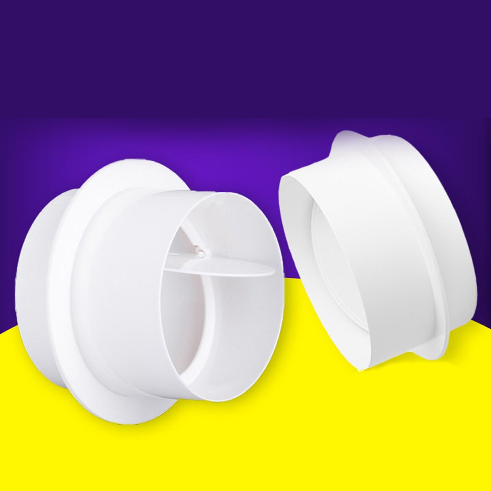 Pipe Draft Blocker Exhaust Fan Sealed Duct Adaptor for Kitchen Bathroom Home 120Mm|Home Decoration Items for Living Room Durable Home Garden Tool Kit for Soil Cultivator-image-5