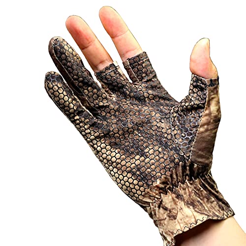 QualyQualy Angelhandschuhe Jagdhandschuhe Tarnhandschuhe Geschenk Angler Handschuhe zum Angeln Jagd Fotografie Angel… – Bild 8