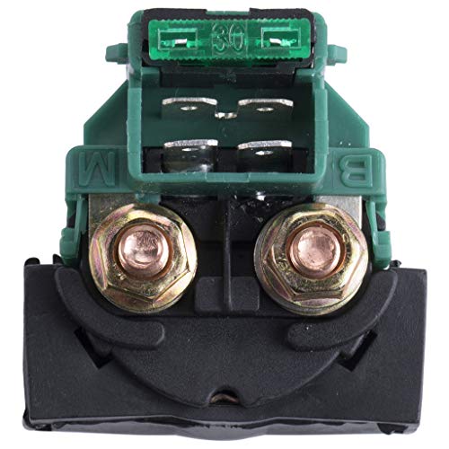 Cncmotok Starter Relay Solenoid For Kawasaki Bayou 220 Klf220 1988-2002 Bayou 250 Klf250 2003-2010 Klx650 1993-1996 Vulcan 800 1996-2005 Honda Vt750C Shadow 2000 Suzuki Gsxr750 1993 Atv Scooter #TOP3