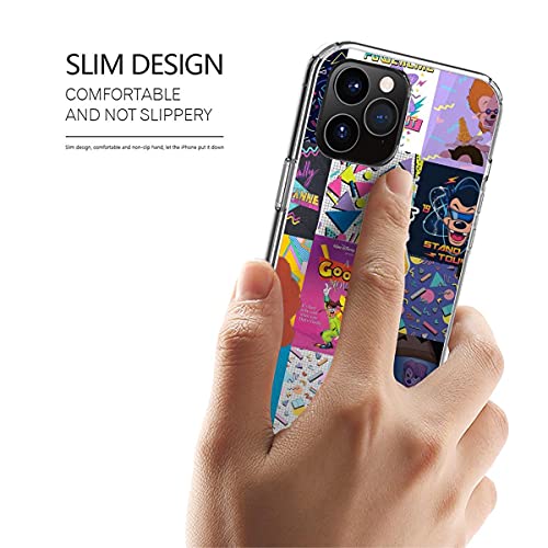 Phone Case A Shockproof Goofy Colorful Movie Cover Collage Aesthetic Compatible With Iphone 12 11 X Xs Xr 8 7 6 6S Plus Mini Pro Max Samsung Galaxy Note S9 S10 S20 Ultra Plus Transparent #TOP1