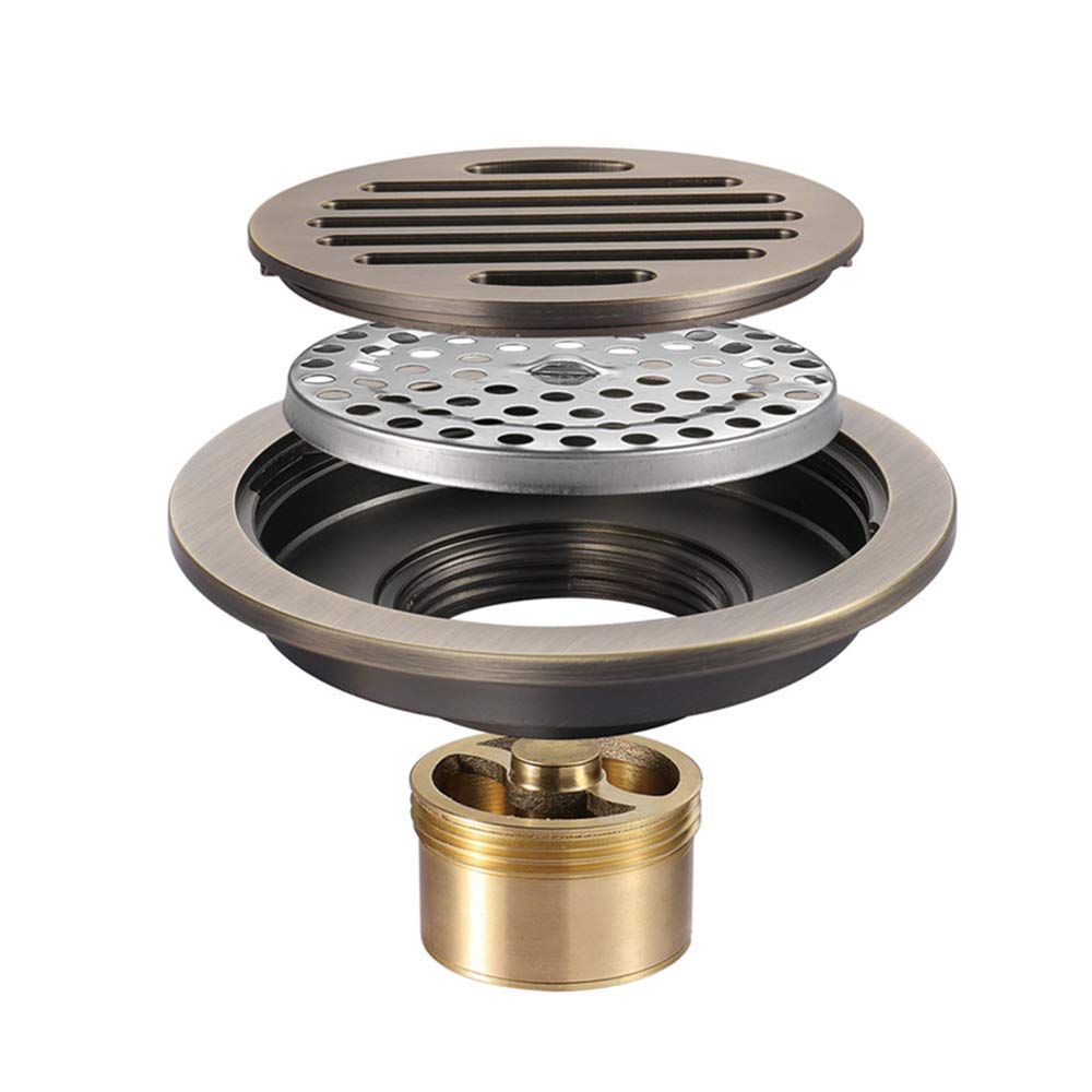 Drain de sol de douche en laiton style d'antan pour votre maison