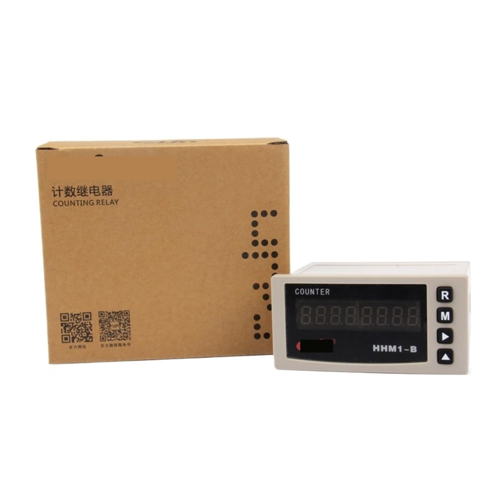 Digitaler Zähler, HHM1-B, Meterzähler 8 Ziffern, Längenmessgerät, umkehrbarer Multimodus, AC220V DC24V(AC220V)