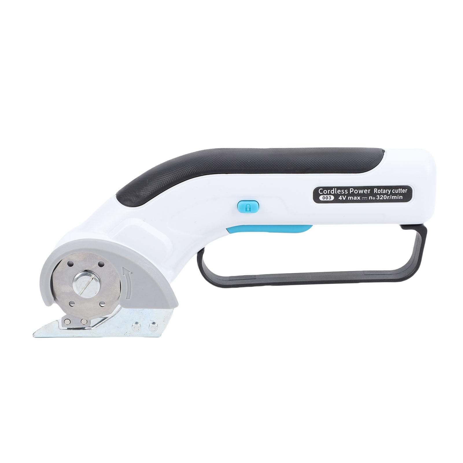 Eujgoov Forbici Elettriche Senza Fili, Taglierina per Tessuti Resistente Ricaricabile con Luce LED e Blocco di Sicurezza, per Lavori Artigianali in Cartone, Moquette in Pelle