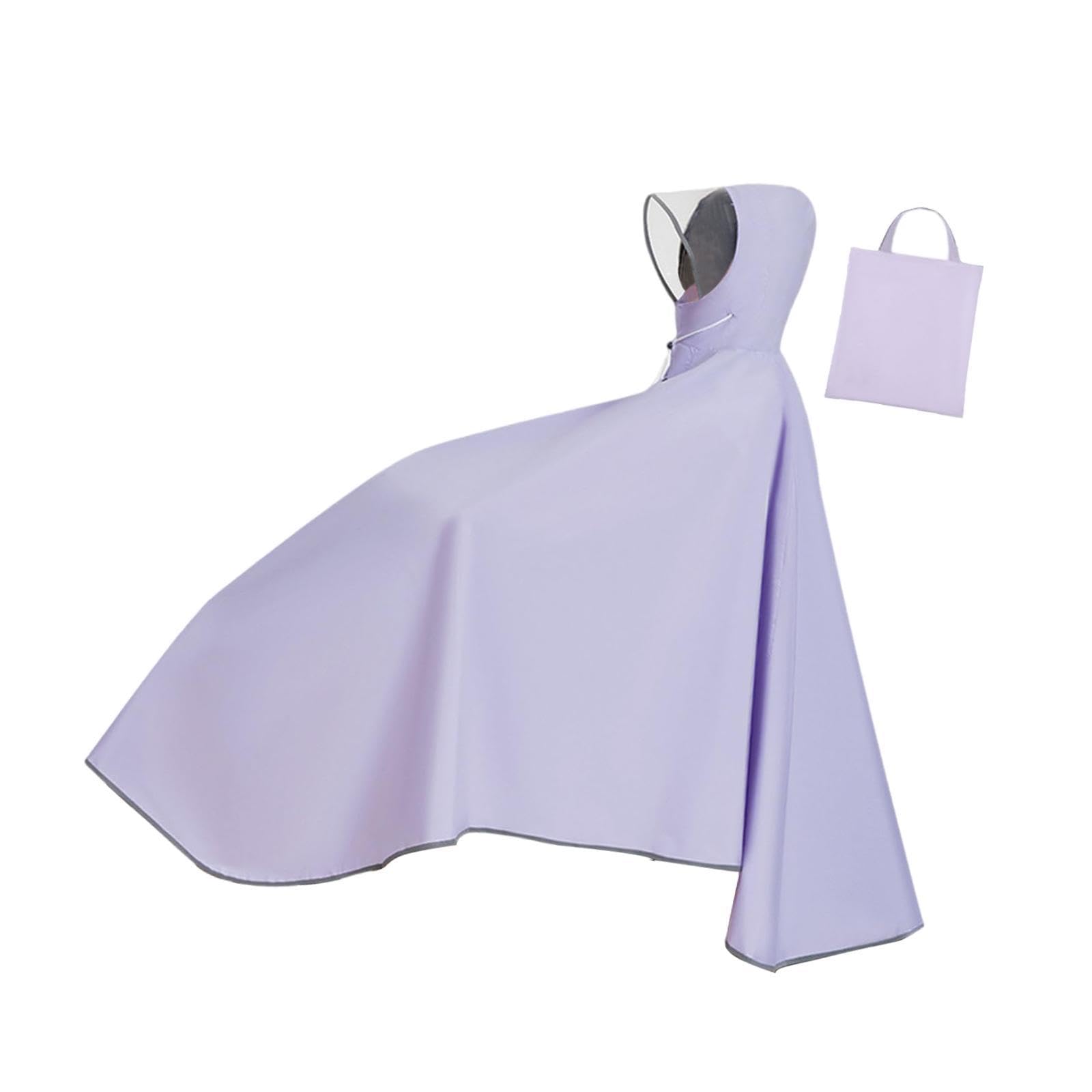 LOVIVER Poncho Da Ciclismo Impermeabile per Adulti con Cappuccio E Protezione