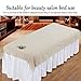 Massage Bed Cover,Beauty Massage Bed Sheets, Salon Massage SPA Couch Soft Cotton Bed Cover Protector with Face Breath Hole (Khaki)