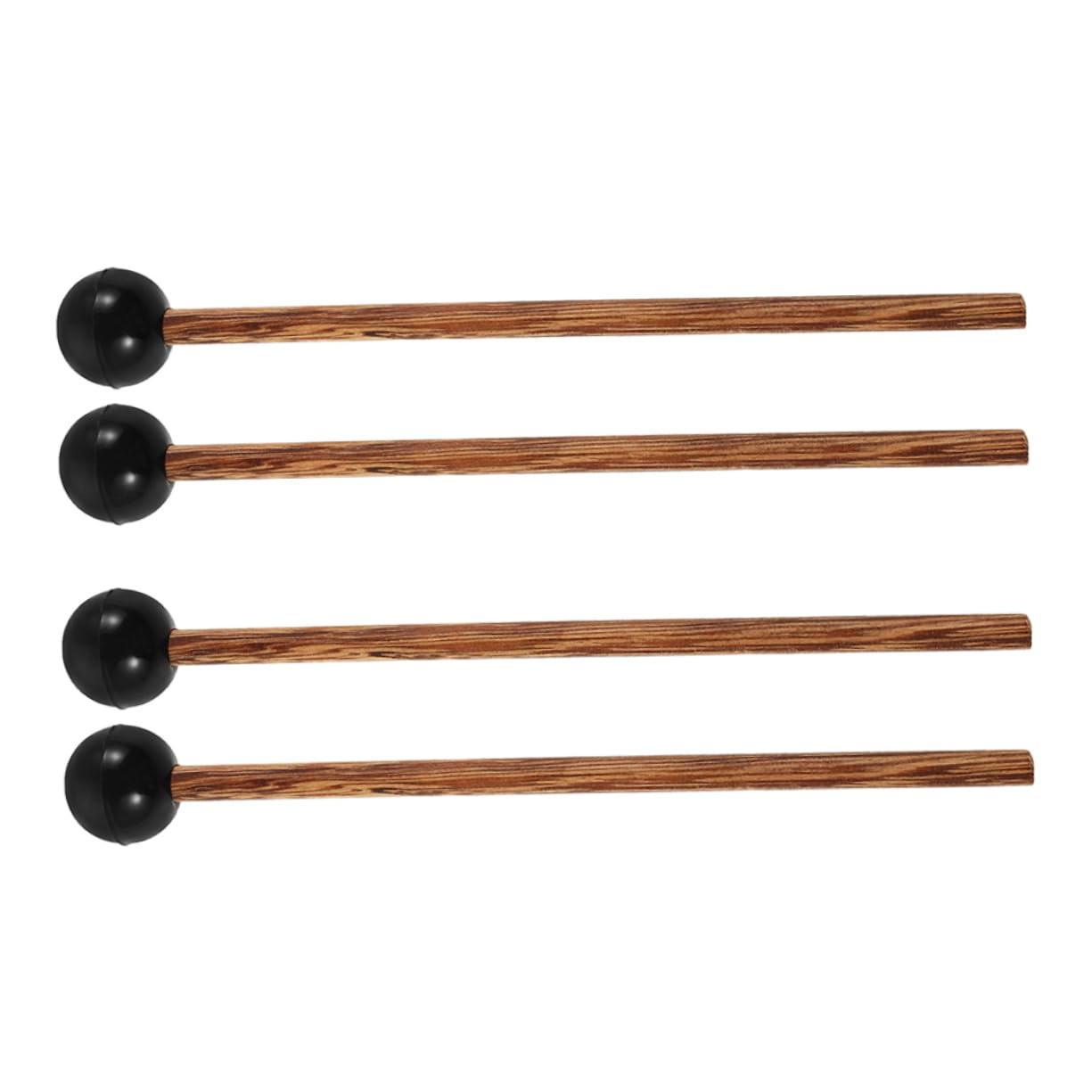 Yardwe 2Pairs Drum Mallets Ethereal Sound Drumsticks for Steel Tongue Drum Lightweight Percussion Sticks for Beginners and Professionals for Music Performance