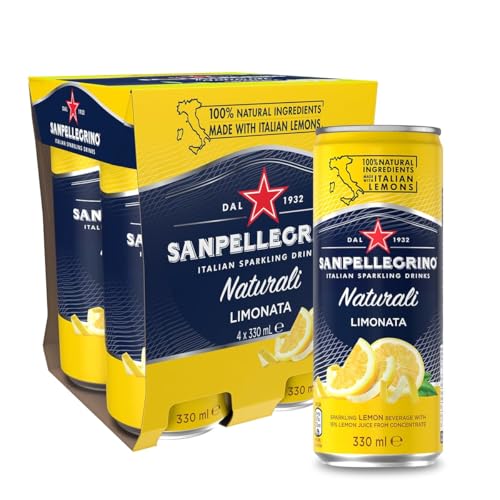San Pellegrino Natural Limonata (Can) 4s x 330ml [Deposit]