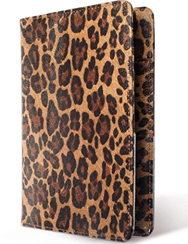 Mymazn Leopard 4.7 X 7.5 Server Book for Waitress Book(2021 Version)-Cheetah Serving Book Server Booklet Restaurant Waitstaff Organizer,Guest Check Book Holder Money Pocket Fits Server Apron(Leopard))