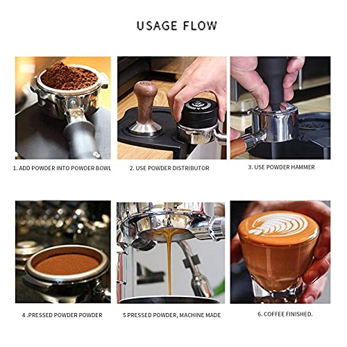 5 8mm Filtro de café para café portafiltro de café Filtro sin fondo para la manija de café de barsetto Accesorio… - Imagen 6